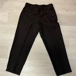 Liz Claiborne Trousers Slacks Pants Straight Leg Black 36/32